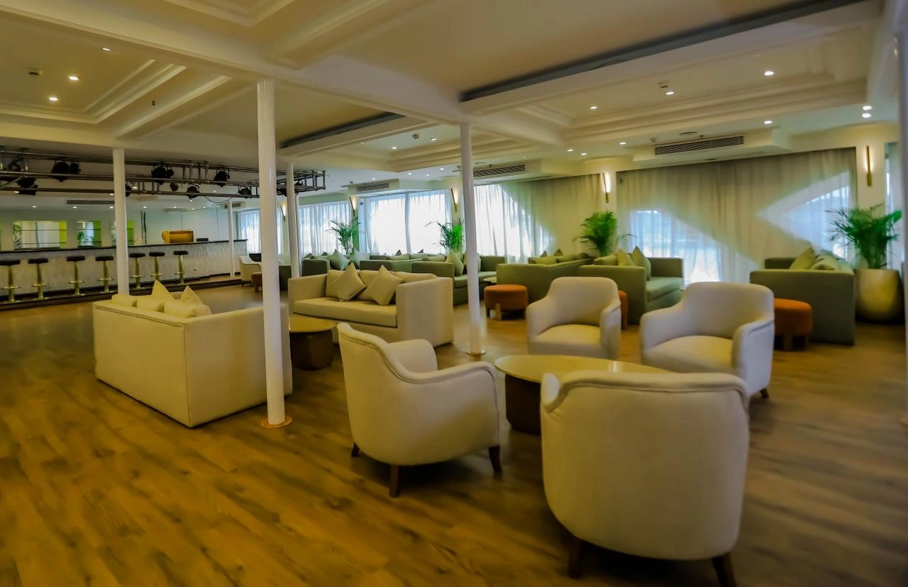 Lounge aboard the MS Nile Palace Cruise Nile cruise